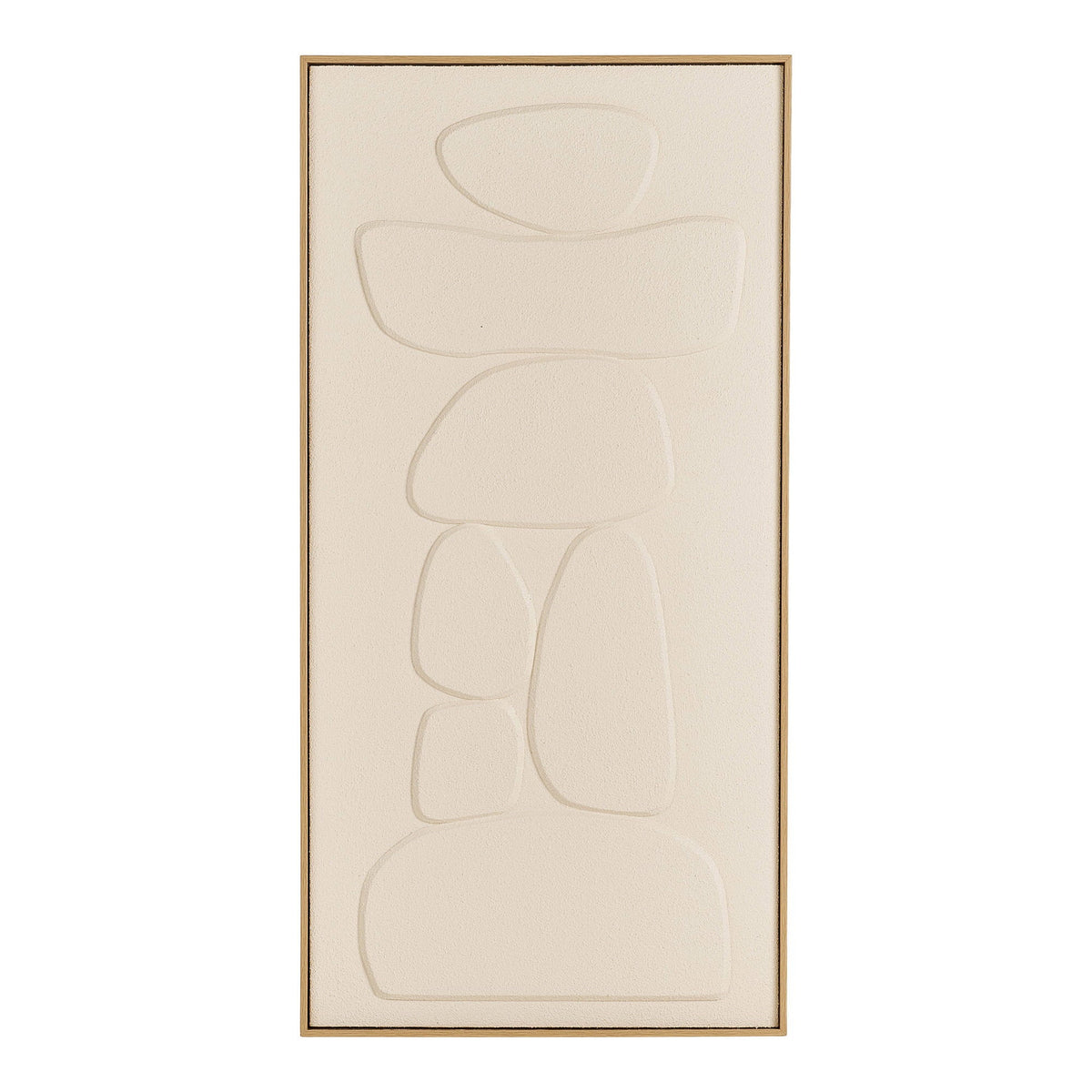 Victoria relief vægdekoration No.2 fra House Nordic i beige, 60 x 120 cm