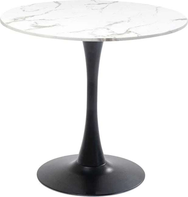 Se KARE DESIGN Schickeria spisebord, rund - hvid marmorlook laminat og sort stål (Ø80) ❤ Kæmpe udvalg i Kare Design - Køb online på udsalg og tilbud lige nu ❤ Billig fragt og hurtig levering - Varenummer: Boboonline-106422 og barcode / Ean: 4025621869641 på lager - Udsalg på Møbler,Borde,Spiseborde Spar helt op til 73% - Stort udsalg på over 739 brands