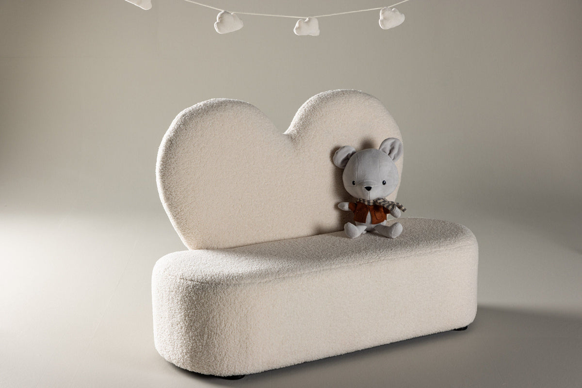 Se Venture Home - Kids Flower Sofa - Beige teddy - 99Ã36Ã65 cm ❤ Kæmpe udvalg i Venture Home - Køb online på udsalg og tilbud lige nu ❤ Lav fragtpris og hurtig levering - Varenummer: Bolig&Haven-50541618069834 og barcode / Ean: 7340220815910 på lager - Udsalg på Spar stort – op til 71% - Eksklusivt udsalg på over 2.739 brands