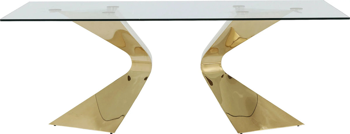 Se KARE DESIGN Gloria spisebord, rektangulær - klar glas og guld stål (200x100) ❤ Kæmpe udvalg i Kare Design - Køb online på udsalg og tilbud lige nu ❤ Lav fragtpris og hurtig levering - Varenummer: Boboonline-80282 og barcode / Ean: 4025621815433 på lager - Udsalg på Møbler,Borde,Spiseborde,
Glasborde,
Spisestue,
Art Deco og materialistisk indretning,
Borde i Art Deco, Spar stort – op til 59% - Over 2.739 kendte brands på stort udsalg