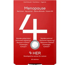 Se 4HER Menopause (60 tabl) ✔ Kæmpe udvalg i Bolig Magasin - Køb online på udsalg og tilbud lige nu ✔ Billig fragt og hurtig levering - Varenummer: Helsegrossisten-57974 og 7090027121164 på lager - Udsalg på Sundhed > > Spar stort – op til 59% - Over 2.739 kendte mærker på stort udsalg