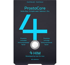 Se 4HIM ProstaCare (60 tabl) ✔ Kæmpe udvalg i Bolig Magasin - Køb online på udsalg og tilbud lige nu ✔ Billig fragt • Hurtig levering - Varenummer: Helsegrossisten-57971 og 7090027121188 på lager - Udsalg på Sundhed > > Op til 63% rabat - Kendte mærker på udsalg – over 1.329 mærker