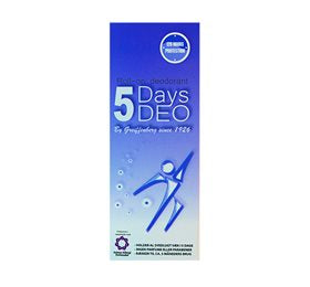 Se 5 Days Deodorant Men 30 ml ✔ Kæmpe udvalg i 5 days - Køb online på udsalg og tilbud lige nu ✔ Billig fragt • Hurtig levering - Varenummer: Helsegrossisten-9759 og 5705446555545 på lager - Udsalg på Personlig pleje > Herre > Spar stort – op til 53% - Kæmpe udsalg på over 2.739 mærker