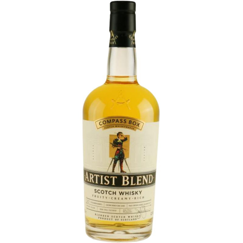 Se Compass Box Artist Blend ✔ Kæmpe udvalg i  Compass box - Køb online på udsalg og tilbud lige nu ✔ Hurtig levering: 1 - 2 Hverdage samt billig fragt - Varenummer: BAR-1398482 og barcode / Ean: 5060632880505 på lager - Udsalg på Drikkevarer | Spiritus | Whiskey Spar op til 64% - Over 1150 kendte brands på udsalg