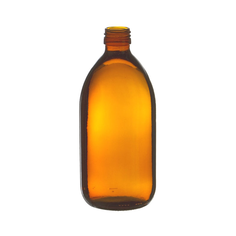 500 ml. brun glasflaske - 28-410