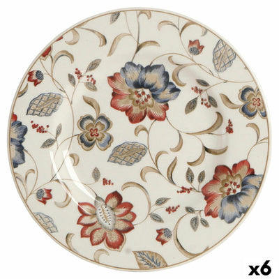 Desserttallerken Queen´s By Churchill Jacobean Floral Keramik Jedilni servis 21,3 cm (6 enheder)