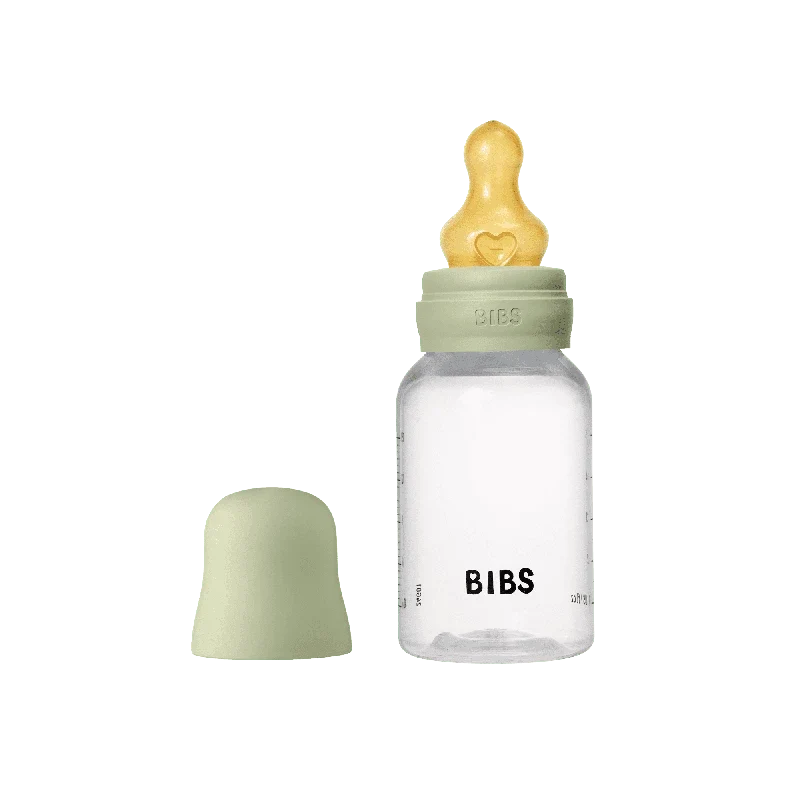 Bibs sutteflaske på 150 ml med rund latexsut i farven Sage