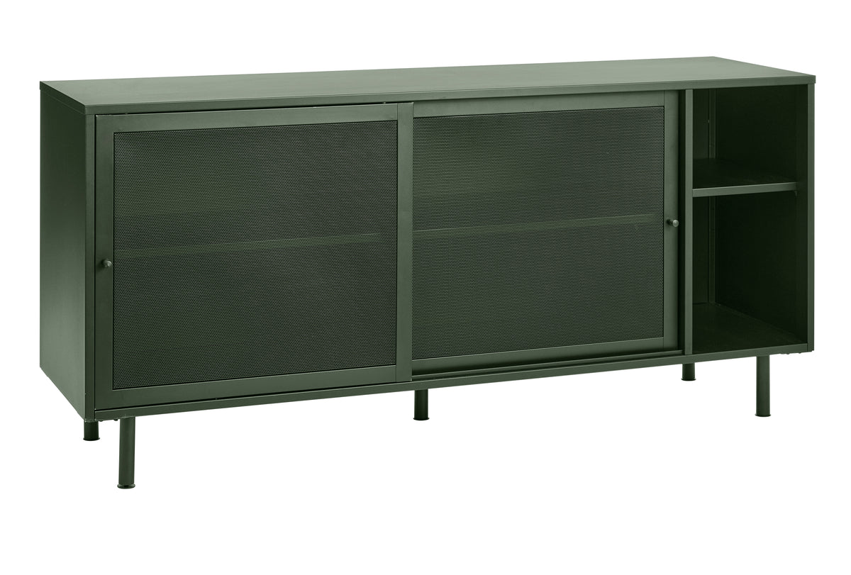Se Veep skænk, m. 2 skydelåger og hylder - olivengrøn metal (B:160) ❤ Kæmpe udvalg i Unique Furniture - Køb online på udsalg og tilbud lige nu ❤ Meget billig fragt og hurtig levering: 1 - 2 hverdage - Varenummer: Boboonline-111542 og barcode / Ean: 5704745144887 på lager - Udsalg på Møbler,Skænke,
Møbler,
Dagligstue,
Køkken / Køkkenalrum, Store besparelser – op til 77% - Store besparelser på over 2.281 brands