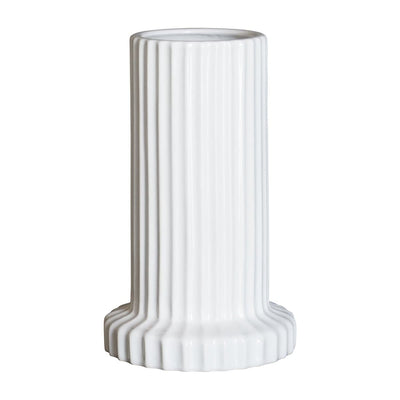 Se DBKD Stripe vase 18 cm Shiny white ✔ Kæmpe udvalg i DBKD ✔ Hurtig levering: 1 - 2 Hverdage samt billig fragt - Varenummer: KTT-504623-01 og barcode / Ean: '7350046507470 på lager - Udsalg på Indretning - Dekoration - Vaser Spar op til 67% - Over 1354 kendte brands på udsalg