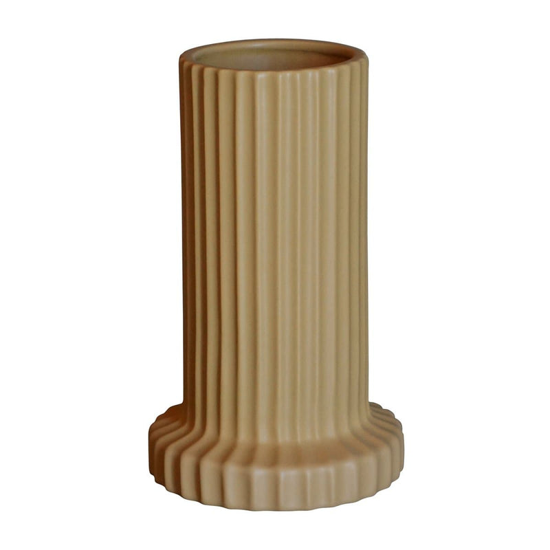 Se DBKD Stripe vase 18 cm Ocra ✔ Kæmpe udvalg i DBKD ✔ Hurtig levering: 1 - 2 Hverdage samt billig fragt - Varenummer: KTT-504625-01 og barcode / Ean: &