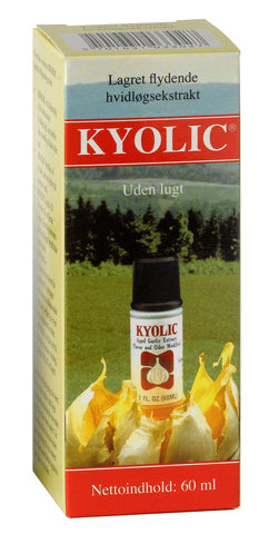 Kyolic Flydende hvidløgstilskud i flaske med 60 ml