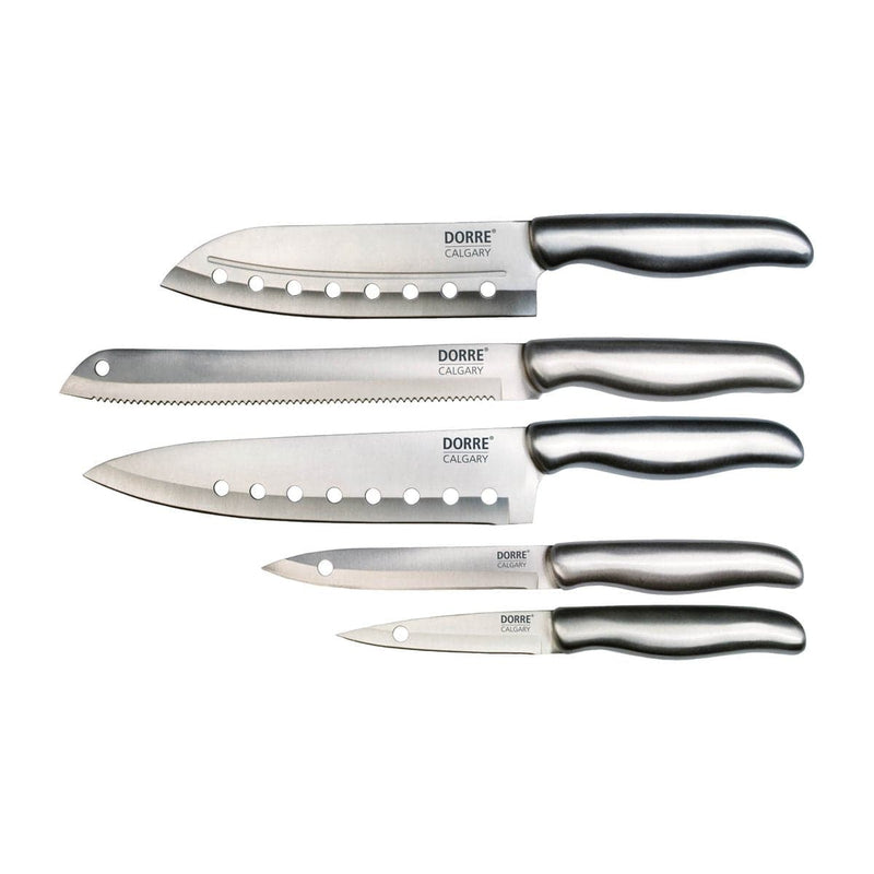 Se Dorre Calgary knivsæt 5 dele Rustfrit stål ✔ Kæmpe udvalg i Dorre ✔ Hurtig levering: 1 - 2 Hverdage samt billig fragt - Varenummer: KTT-506025-01 og barcode / Ean: &