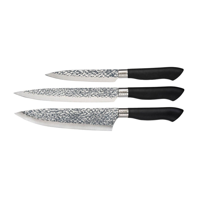 Se Dorre Akira knivsæt i rustfrit stål 3 knive Sort ✔ Kæmpe udvalg i Dorre ✔ Hurtig levering: 1 - 2 Hverdage samt billig fragt - Varenummer: KTT-506036-01 og barcode / Ean: &