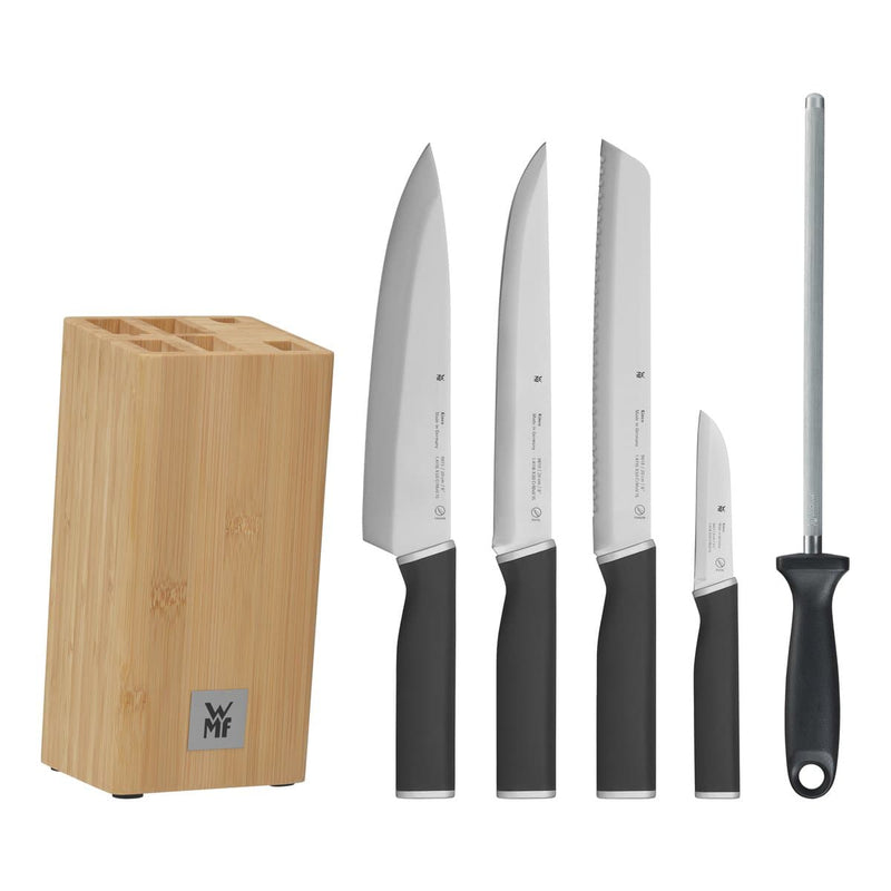 Se WMF Kineo knivblok med 4 knive cromargan Rustfrit stål ✔ Kæmpe udvalg i WMF ✔ Hurtig levering: 1 - 2 Hverdage samt billig fragt - Varenummer: KTT-506727-01 og barcode / Ean: &