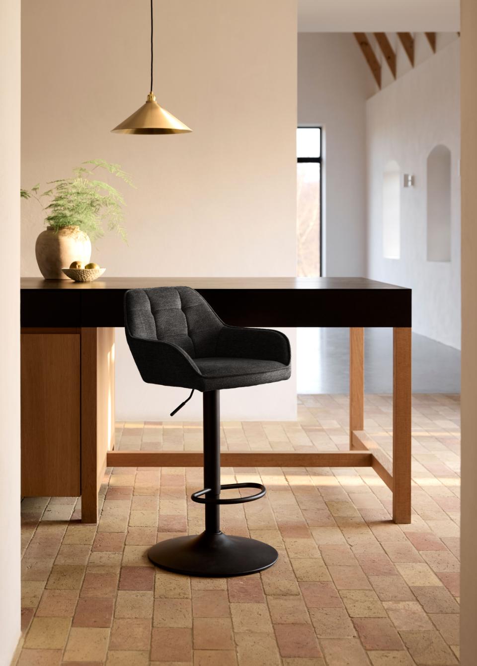 Se Nolan Barstol, Mørkegrå, Kvadratisk, 50,5x52x88,5-103,5 cm, Sæt af 2 ❤ Kæmpe udvalg i Unique furniture - Køb online på udsalg og tilbud lige nu ❤ Billig fragt og hurtig levering - Varenummer: Bolig&Haven-53109283291466 og barcode / Ean: 5704745155265 på lager - Udsalg på Spar stort – op til 59% - Kæmpe udsalg på over 2.739 brands