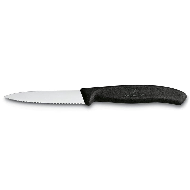 Se Victorinox Swiss Classic grøntsagskniv/universalkniv 8 cm Sort ✔ Kæmpe udvalg i Victorinox ✔ Hurtig levering: 1 - 2 Hverdage samt billig fragt - Varenummer: KTT-508951-01 og barcode / Ean: &