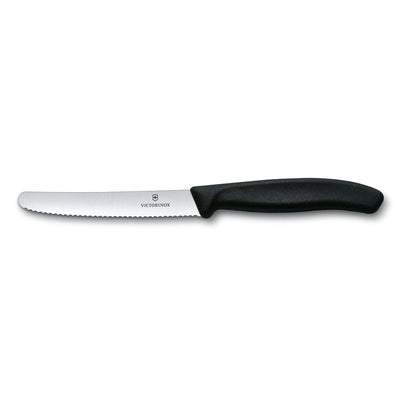 Se Victorinox Swiss Classic pølse-/tomatkniv 11 cm Sort ✔ Kæmpe udvalg i Victorinox ✔ Hurtig levering: 1 - 2 Hverdage samt billig fragt - Varenummer: KTT-508958-01 og barcode / Ean: '7611160003225 på lager - Udsalg på Køkken & madlavning - Køkkenknive & Knivtilbehør - Øvrige knive Spar op til 63% - Over 1122 kendte brands på udsalg
