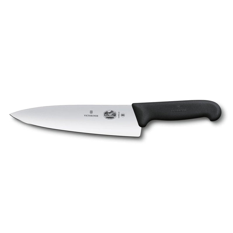 Se Victorinox Fibrox kokkekniv ekstra bred 20 cm Rustfrit stål ✔ Kæmpe udvalg i Victorinox ✔ Hurtig levering: 1 - 2 Hverdage samt billig fragt - Varenummer: KTT-508965-01 og barcode / Ean: &