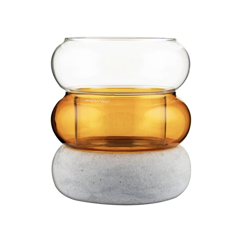 Se Muurla Bagel vase/fyrfadsstage 12 cm Amber ✔ Kæmpe udvalg i Muurla ✔ Hurtig levering: 1 - 2 Hverdage samt billig fragt - Varenummer: KTT-509353-01 og barcode / Ean: &