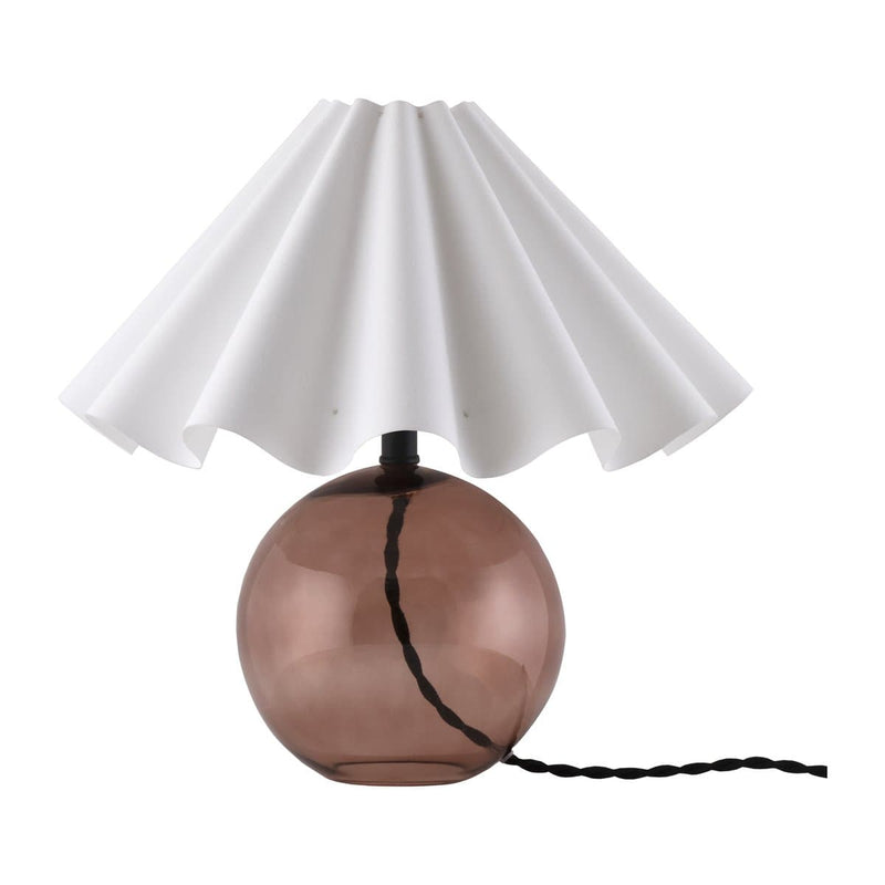 Se Globen Lighting Judith bordlampe Ø30 cm Brun/Hvid ✔ Kæmpe udvalg i Globen Lighting ✔ Hurtig levering: 1 - 2 Hverdage samt billig fragt - Varenummer: KTT-509609-01 og barcode / Ean: &