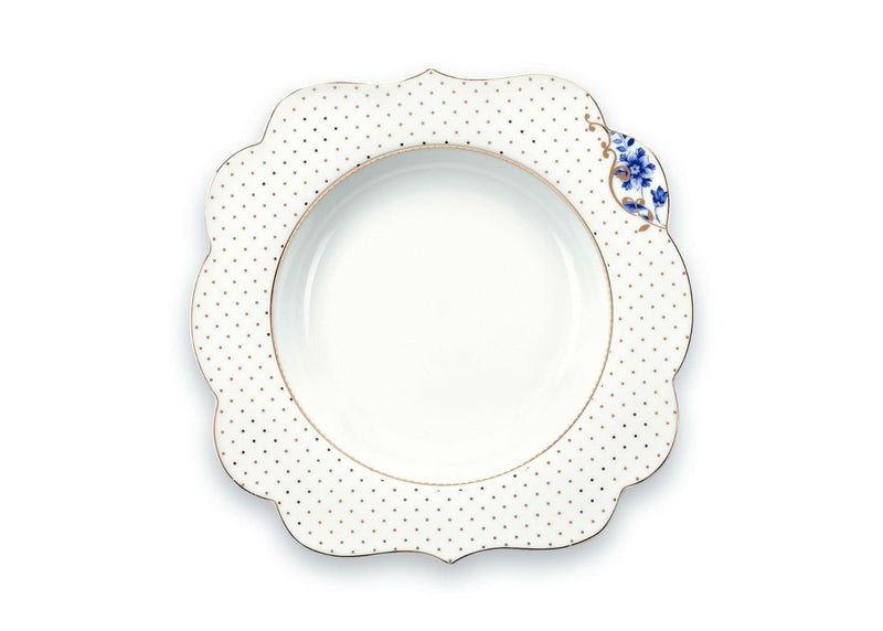 Se Deep Plate Royal White 23.5cm på tilbud! Billigt udsalg på Pip Studio. Køb online nu! Hurtig levering, billig fragt. Varenummer: CADEC-51.001.188. Spar op til 58%.