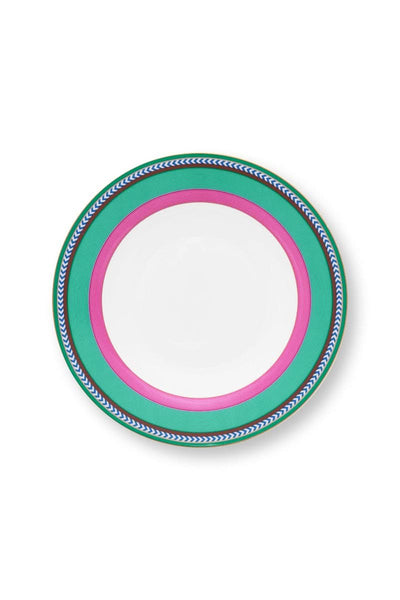 Se Deep Plate Chique Stripes Pink-Green 23.5cm på udsalg! Billig fragt & hurtig levering. Spar op til 54% på Pip Studio. Køb nu!