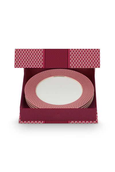Se tilbud på Pip Studio Flower Festival tallerkener! Billigt udsalg på 4 stk. mørke pink tallerkener (26,5 cm). Hurtig levering (1-2 dage) og billig fragt. Varenummer: CADEC-51.001.395. Spar op til 59%!