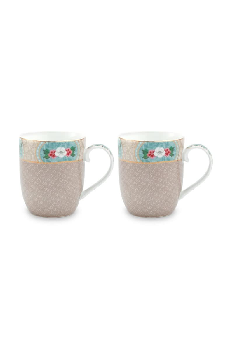 Se billigt tilbud på Pip Studio Set/2 Mugs Small Blushing Birds Khaki 145ml! Spar op til 64% på udsalg. Hurtig levering, billig fragt. Varenummer: CADEC-51.002.203.