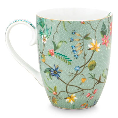 Se billigt tilbud på Pip Studio Mug Large Jolie Flowers Blue 350ml! Spar op til 51% på udsalg. Hurtig levering (1-2 hverdage) & billig fragt. Varenummer: CADEC-51.002.244.