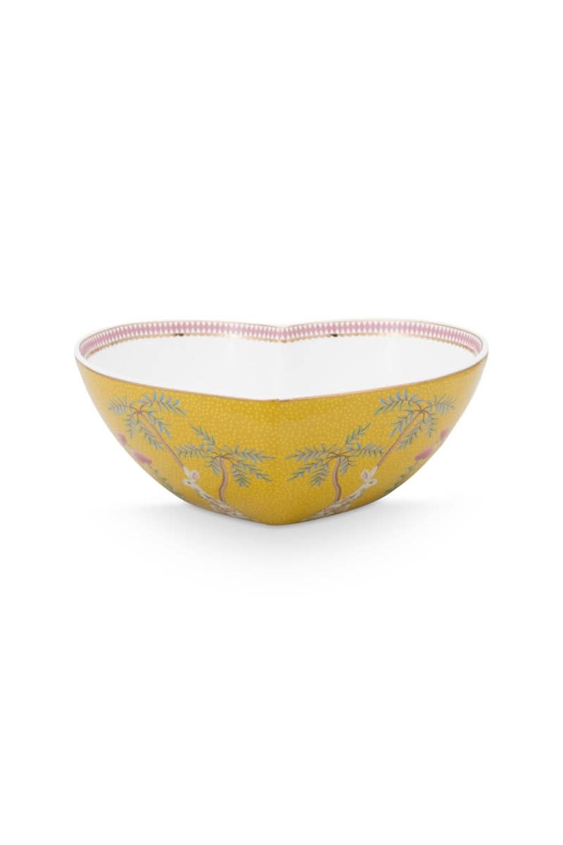 Se billigt tilbud på Baking Dish Heart La Majorelle Yellow 22x20x8cm! Udsalg på Pip Studio. Hurtig levering, billig fragt. Varenummer: CADEC-51.019.019. Spar op til 57%.