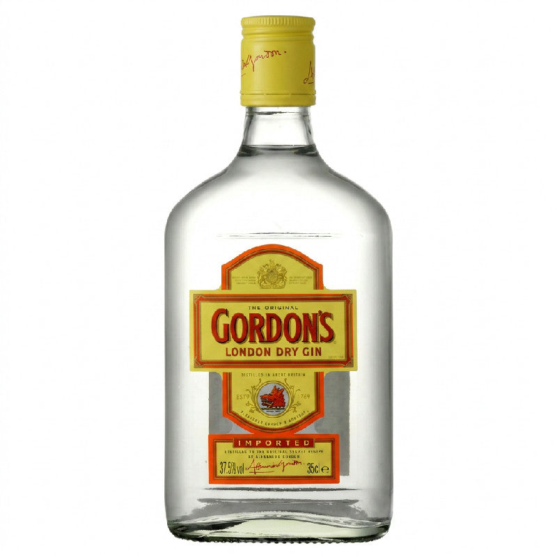 Flaske Gordon's Dry Gin 35 cl, engelsk gin med 37,5 % alkohol