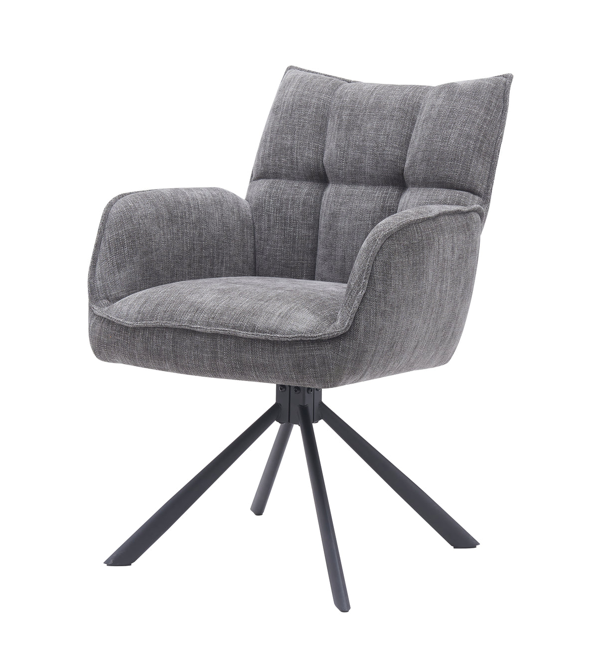 Select Marilla III drejestol med armlæn i grafit polyester