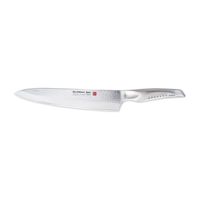 Se Global Global SAI-06 kokkekniv 25 cm Rustfrit stål ✔ Kæmpe udvalg i Global ✔ Hurtig levering: 1 - 2 Hverdage samt billig fragt - Varenummer: KTT-511400-01 og barcode / Ean: &