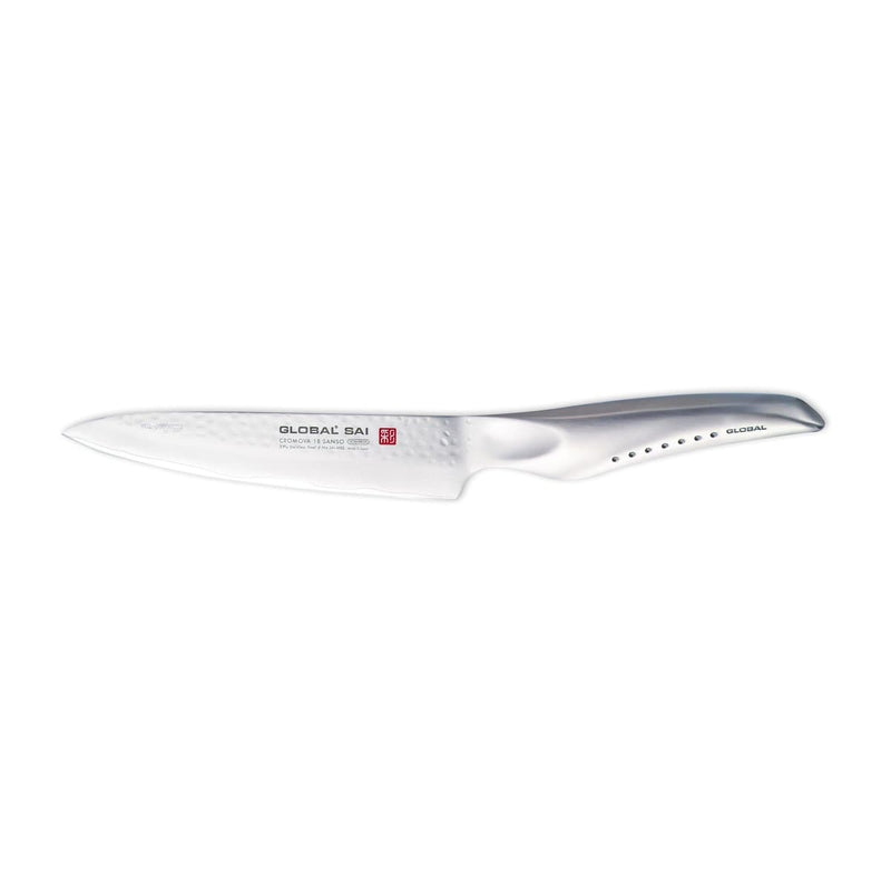 Se Global Global SAI-M02 universalkniv 14,5 cm Rustfrit stål ✔ Kæmpe udvalg i Global ✔ Hurtig levering: 1 - 2 Hverdage samt billig fragt - Varenummer: KTT-511402-01 og barcode / Ean: &