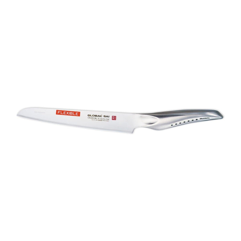 Se Global Global SAI-M05 universalkniv fleksibel, enkeltstål 17 cm Rustfrit stål ✔ Kæmpe udvalg i Global ✔ Hurtig levering: 1 - 2 Hverdage samt billig fragt - Varenummer: KTT-511405-01 og barcode / Ean: &