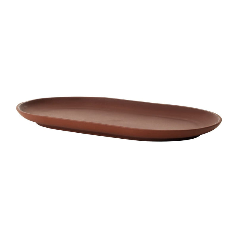 Se Design House Stockholm Sand tallerken oval 12,5x20 cm Red clay ✔ Kæmpe udvalg i Design House Stockholm ✔ Hurtig levering: 1 - 2 Hverdage samt billig fragt - Varenummer: KTT-512348-01 og barcode / Ean: &