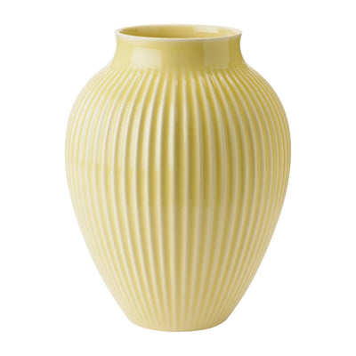 Se Knabstrup Keramik Knabstrup vase riflet 27 cm Gul ✔ Kæmpe udvalg i Knabstrup Keramik ✔ Hurtig levering: 1 - 2 Hverdage samt billig fragt - Varenummer: KTT-513517-01 og barcode / Ean: '5713959012912 på lager - Udsalg på Indretning - Dekoration - Vaser Spar op til 57% - Over 1334 design brands på udsalg
