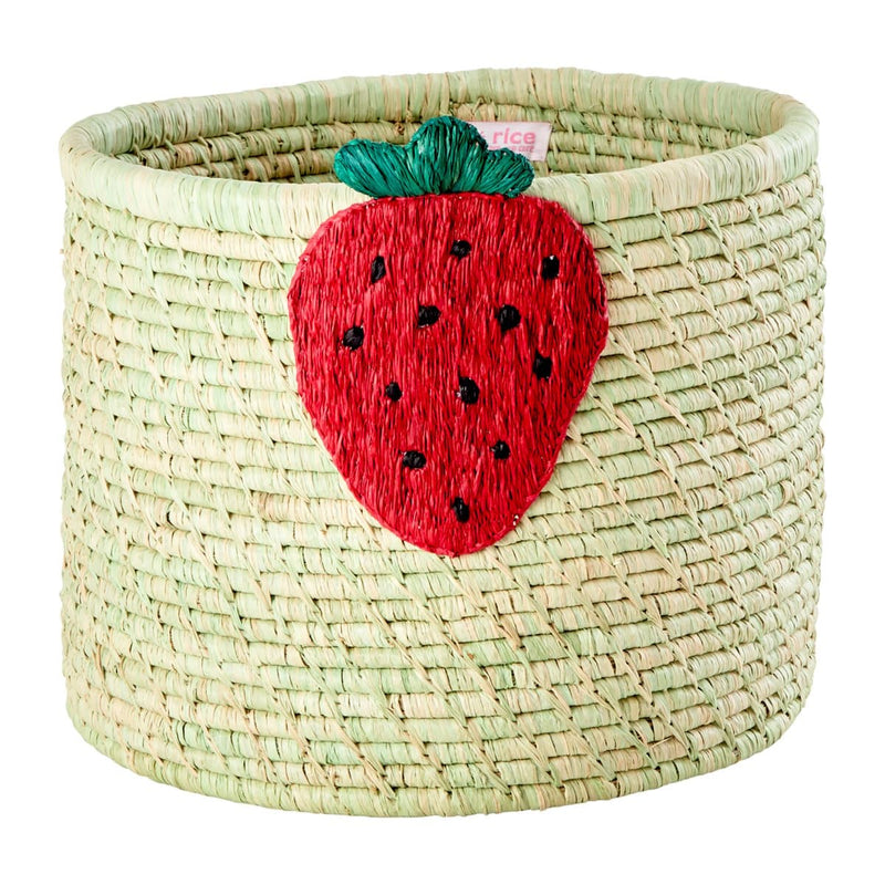 Se RICE Rice bast opbevaringskurv Ø35 cm Strawberry embroidery ✔ Kæmpe udvalg i RICE ✔ Hurtig levering: 1 - 2 Hverdage samt billig fragt - Varenummer: KTT-513938-01 og barcode / Ean: &