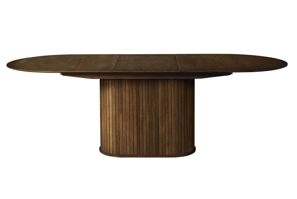 Se Nola Ovalt Spisebord Røget Eg, 95x180-230x75 cm, Udvideligt ❤ Kæmpe udvalg i Unique furniture - Køb online på udsalg og tilbud lige nu ❤ Hurtig levering til lave fragtpriser - Varenummer: Bolig&Haven-53109282013514 og barcode / Ean: 5704745168760 på lager - Udsalg på Få op til 67% i rabat - Shop populære mærker fra over 2.739 brands