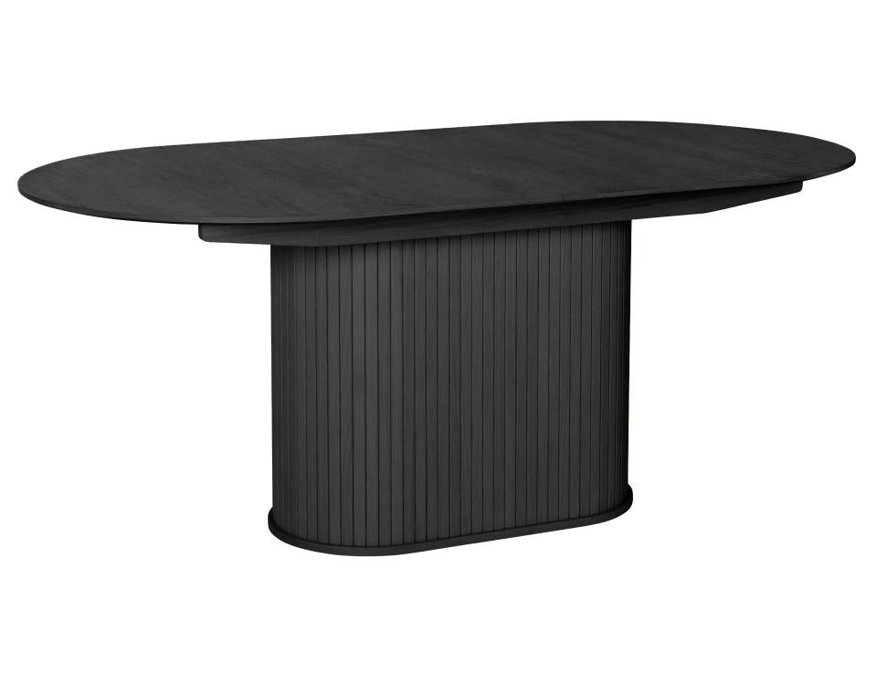 Se Nola spisebord, m. tillægsplade, oval - sort egetræ (95x180-230) ❤ Kæmpe udvalg i Unique Furniture - Køb online på udsalg og tilbud lige nu ❤ Meget billig fragt og hurtig levering: 1 - 2 hverdage - Varenummer: Boboonline-123399 og barcode / Ean: 5704745168807 på lager - Udsalg på Møbler,Borde,Spiseborde,
Møbler,
Borde,
Ovale spiseborde,
Spiseborde med udtræk,
Spis Spar op til 51% - Over 785 kendte brands på udsalg