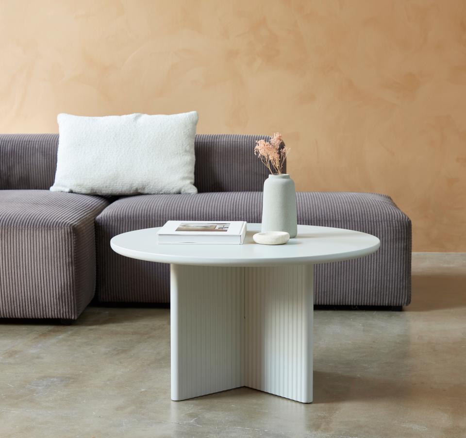 Se Palma Sofabord, Greige, Ø80x45 cm ❤ Kæmpe udvalg i Unique furniture - Køb online på udsalg og tilbud lige nu ❤ Meget billig fragt og hurtig levering - Varenummer: Bolig&Haven-53109283979594 og barcode / Ean: 5704745159102 på lager - Udsalg på Op til 63% rabat - Find tilbud fra over 2.739 mærker