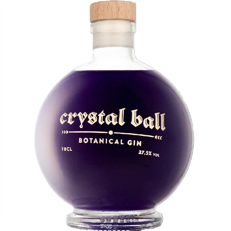 Crystal Ball Gin 70 cl i flaske formet som en slebet krystalkugle