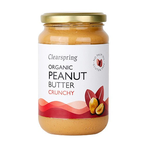 Clearspring økologisk peanutbutter crunchy, 170 gram