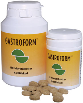 Pakning med Danasan Gastroform kosttilskud, 180 tabletter