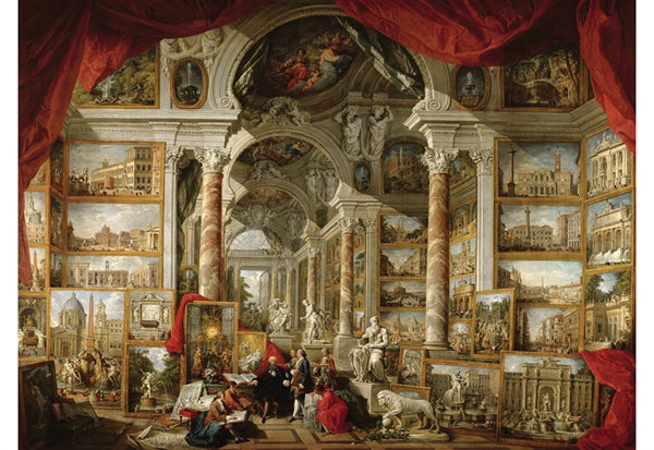 Anatolian puslespil Picture Gallery with Views of Modern Rome med 4000 brikker