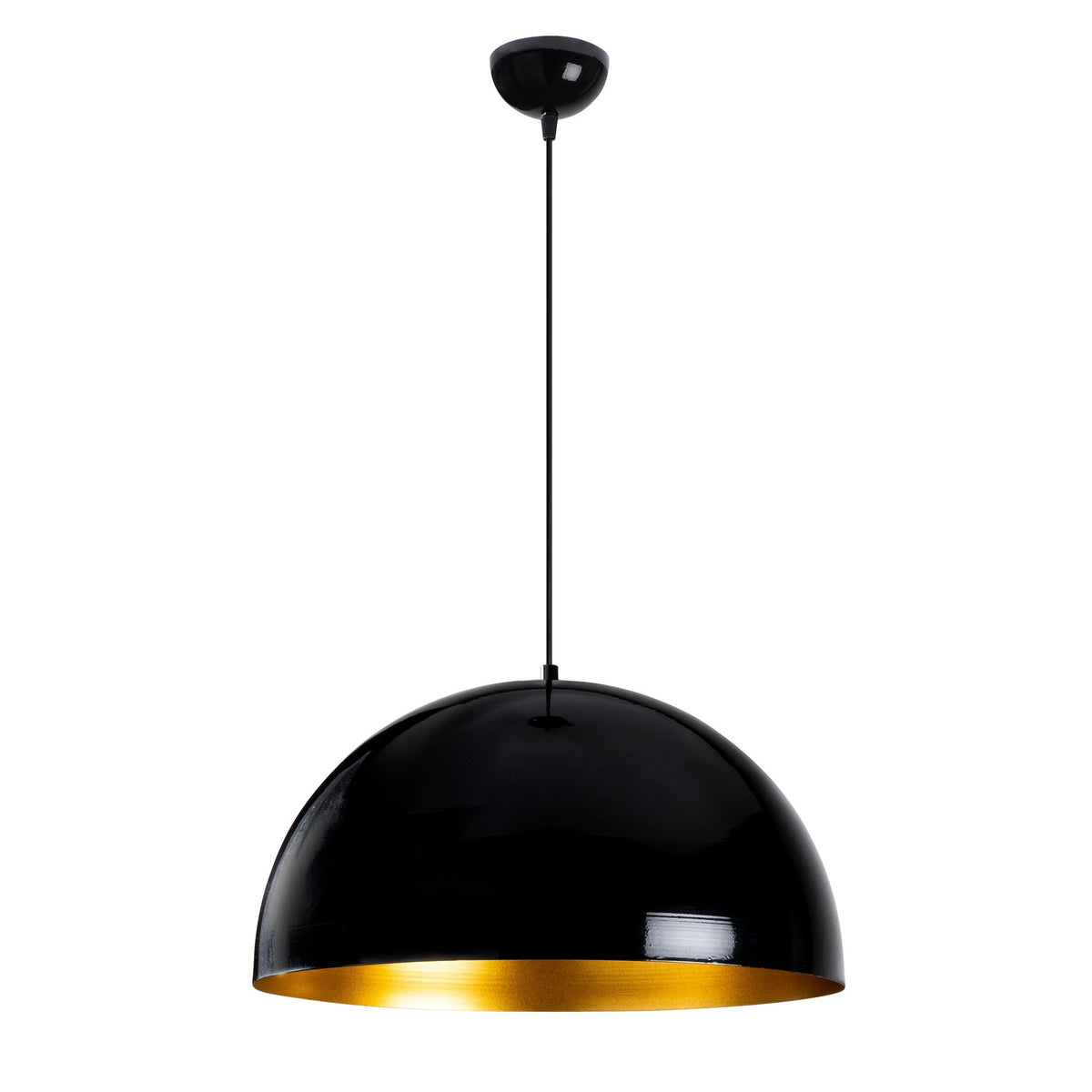 Sort loftlampe i metal fra Lumi