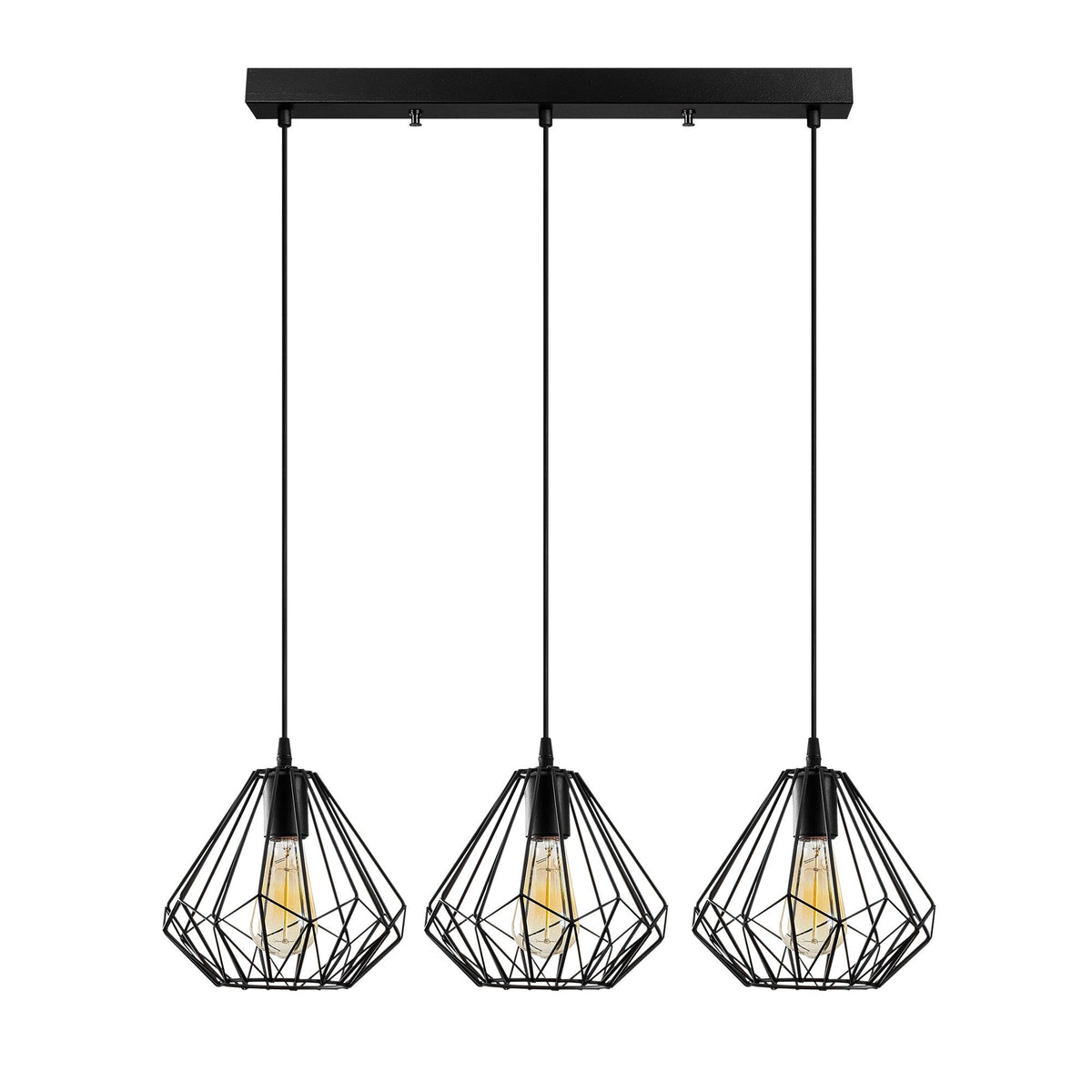 Lumi loftlampe i sort metal