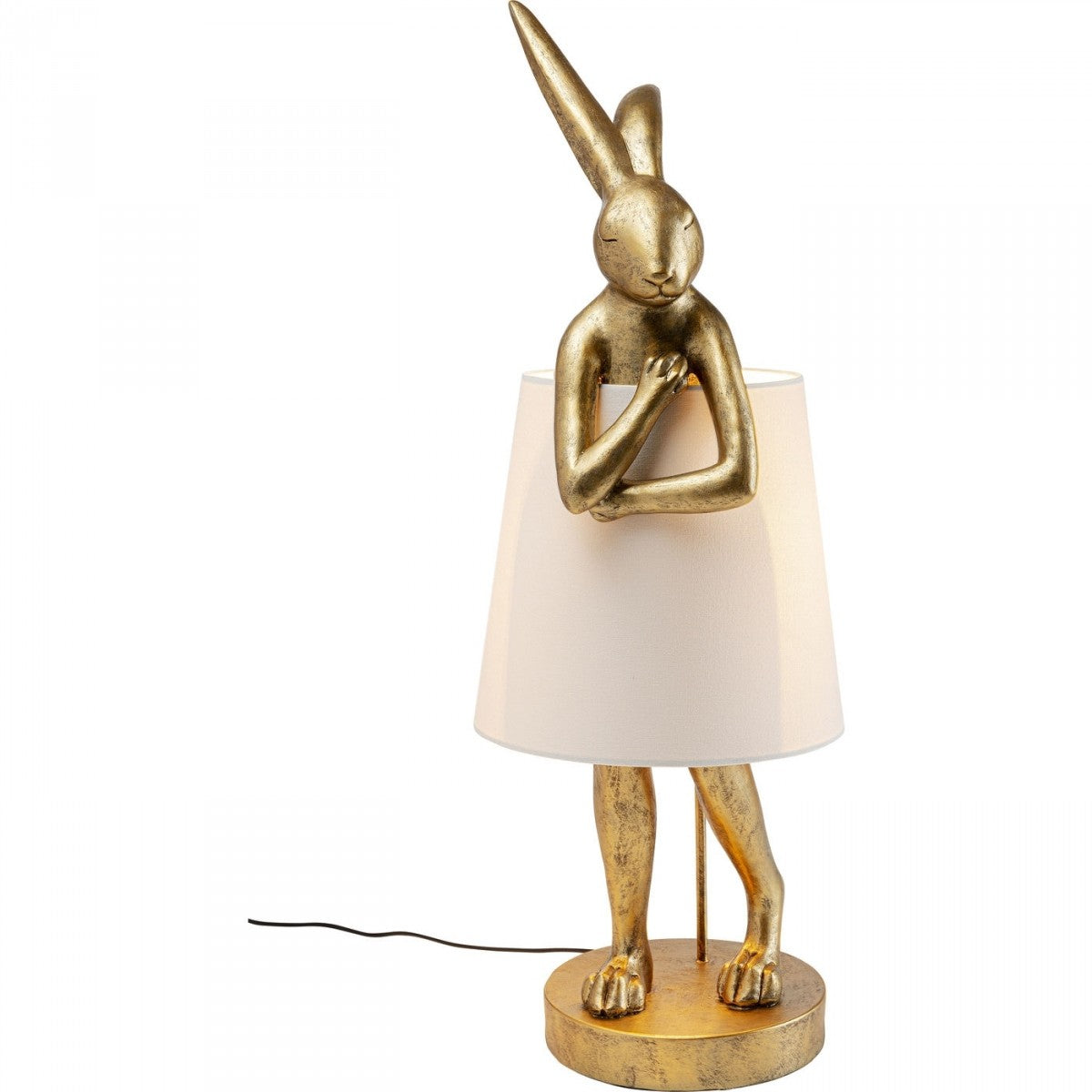 Se KARE DESIGN Animal Rabbit Gold bordlampe - bomuld og guld polyresin (H:88cm) ❤ Kæmpe udvalg i Kare Design - Køb online på udsalg og tilbud lige nu ❤ Billig fragt og hurtig levering - Varenummer: Boboonline-48620 og barcode / Ean: 4025621525233 på lager - Udsalg på Interiør,Belysning,Lamper,Bordlamper,
KARE Design,
Kare Design lamper og lysestager,
Dyrelamper,
Belysning, Op til 57% rabat - Mere end 1.329 populære mærker på udsalg