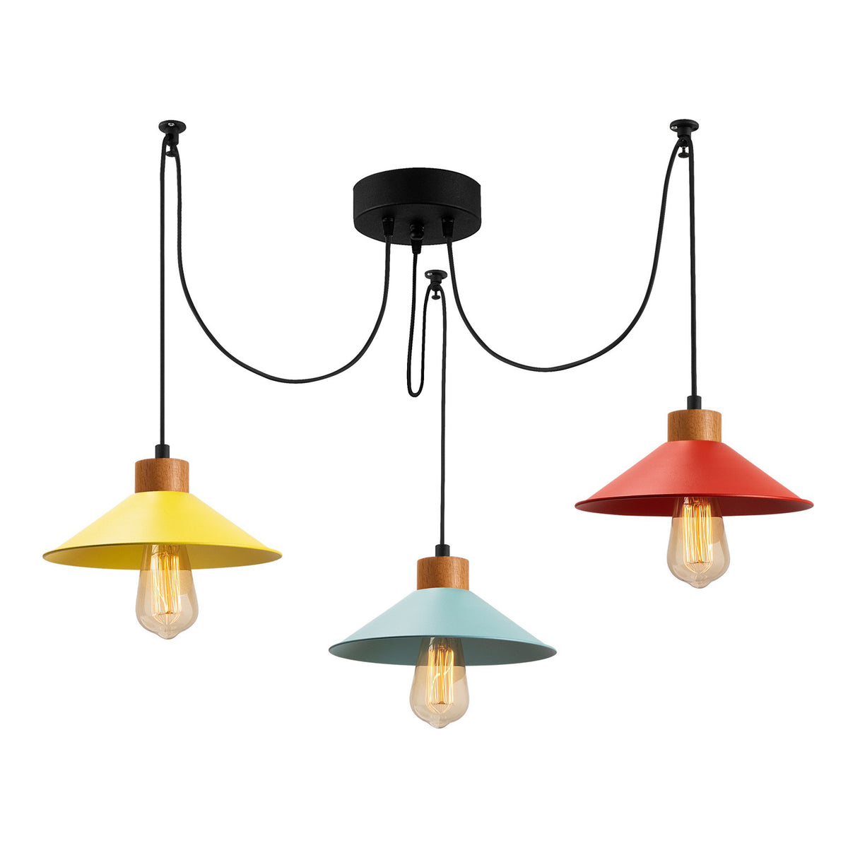 Se LUMI Manavgat loftlampe, m. justerbar højde - multifarvet metal og træ ❤ Kæmpe udvalg i LUMI - Køb online på udsalg og tilbud lige nu ❤ Meget billig fragt og hurtig levering: 1 - 2 hverdage - Varenummer: Boboonline-115270 og barcode / Ean: 8681875572148 på lager - Udsalg på Interiør,Belysning,Lamper,Loftlamper Spar op til 51% - Over 785 kendte brands på udsalg