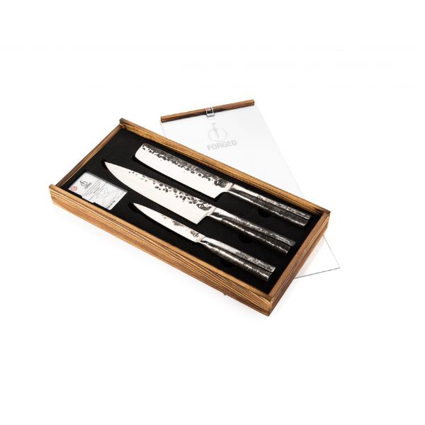 Se Knive 3-del Smedet Intens Sdv 20/18/13cm ✔ Kæmpe udvalg i Style De Vie - Køb online på udsalg og tilbud lige nu ✔ Billig fragt • Hurtig levering - Varenummer: Barlife-689287 og 8718719304587 på lager - Udsalg på Outlet Få op til 69% i rabat - Shop udsalg fra mere end 1.798 mærker